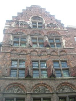 Roermond : Brugstraat, spätgotisches Patrizierhaus 